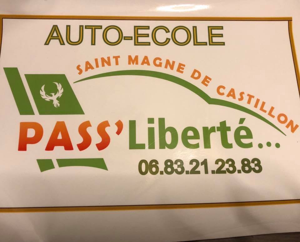 Enseigne Auto-école Pass'Liberté